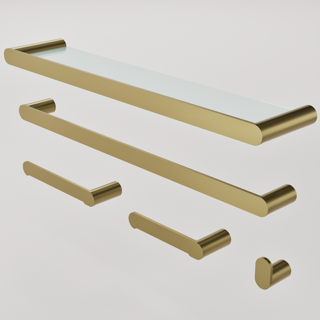 Bathroom Hardware Towel Rail Set 5 Pieces