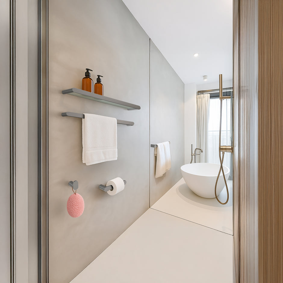 Bathroom Hardware Towel Rail Set 5 Pieces