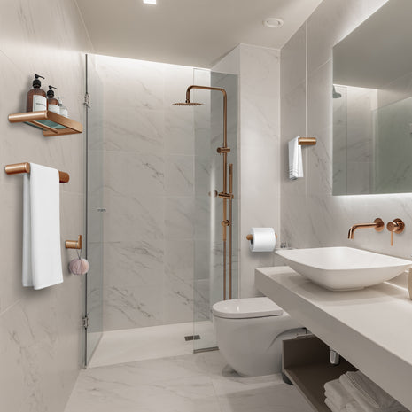 Bathroom Hardware Towel Rail Set 5 Pieces