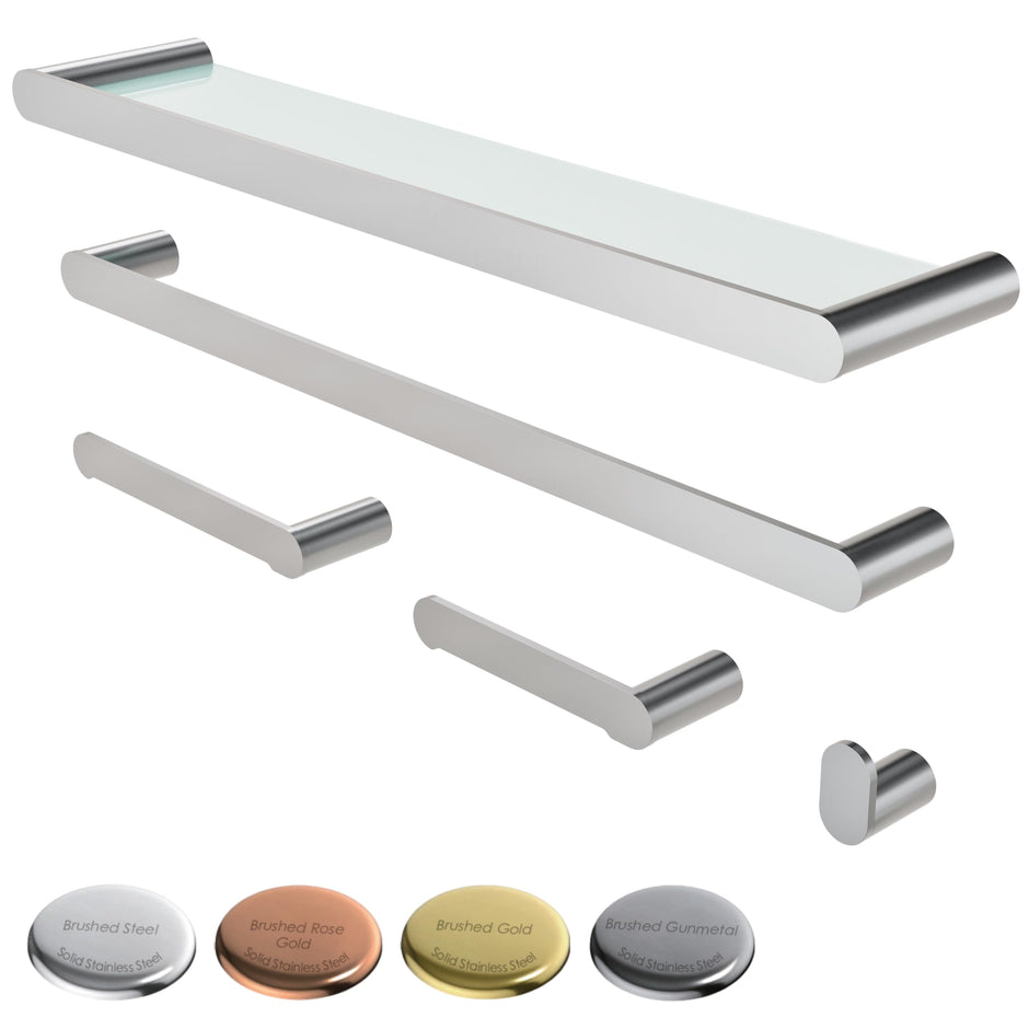 Bathroom Hardware Towel Rail Set 5 Pieces